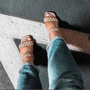 Madden Girl Dixcy Slide-On Heel- Milky Blush